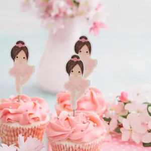 Ballerina Cupcake Toppers (12pcs.)
