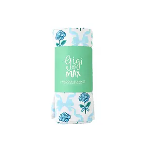 Gigi & Max Savannah SWADDLE Blanket Super Soft Bamboo Viscose & Spandex Swaddle for Newborns, Stroller, Nursing Cover