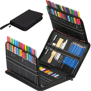 Drawing Sketching Coloring Set, 1 Set Professional Soft Core Colored Pencils, Sketch & Charcoal Pencils, Art Drawing Supplies for Artists Adults Beginner