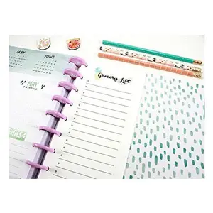 Half Page Grocery List for 11-Disc Big Happy Planner, Big Happy Planner Grocery List, Pre-punched Happy Planner Inserts, Shopping List