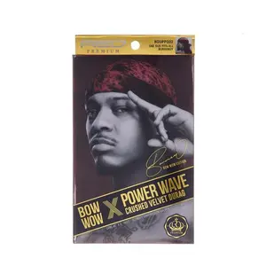 KISS - RED RPM PW CRUSHED VELVET DURAG (BURGUNDY)