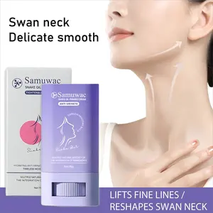 Samuwac Neck Care Stick – Firm, Lift & Smooth Wrinkles – Dermatologist-Tested Anti-Aging Neck Balm Rejuvenating Fine Lines