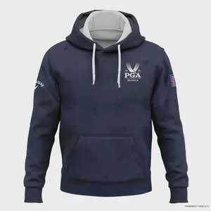 Golf Navy Color Star Pattern 2024 PGA Championship Valhalla Callaway Hoodie Shirt Style Classic Pullover Hooded, All Size, Unisex, Best Gift For Dad