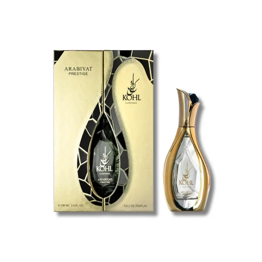 Arabiyat Kohl Luminous Eau de Parfum, a Luxurious Oriental Floral Women's Fragrance with Oud, Mango & Ginger, an Arabian EDP for Selfcare & Layering Perfume, 3.4 fl oz, Floral Oriental Scent, Signature Scent, Scent Layering