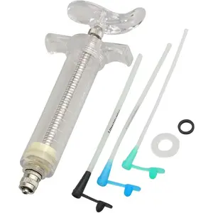 PURR LAB Young Birds Feeding Syringe,Plastic and Perspex Material,Used for Feeding Milk for Young Birds or Feeding Medicine for Sick Birds (20ml and 2+2.5+3mm Hose) -