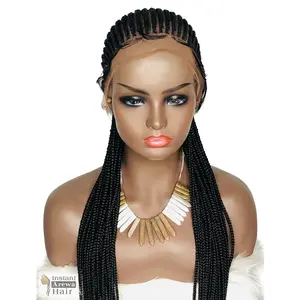 Straight-Back Cornrow Wig (Style 4)