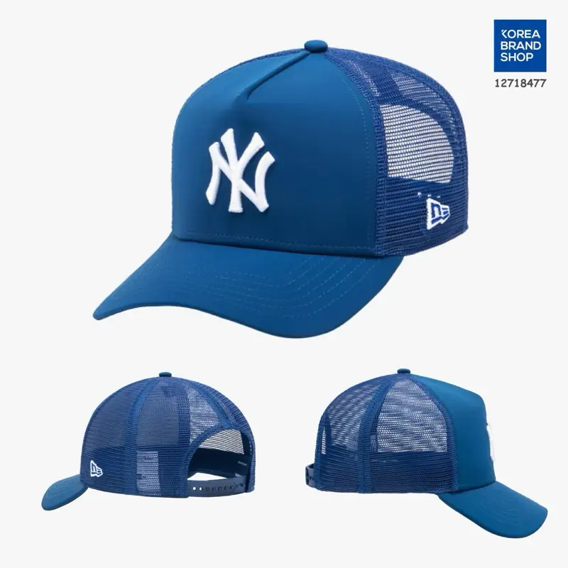 Classic NY Mesh Trucker Hat – Adjustable Snapback Baseball Cap, Breathable Unisex Camouflage Dad Hat for Streetwear & Outdoor Wear
