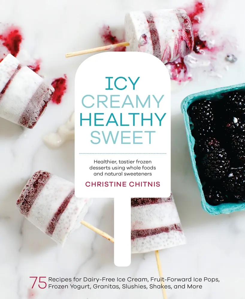 USED Book - Icy, Creamy, Healthy, Sweet: 75 Recipes for Dairy-Free Ice Cream, Fruit-Forward Ice Pops, Frozen Yogurt, Granitas, Slushies, Shakes, and More by Chitnis, Christine (Hardcover) - english