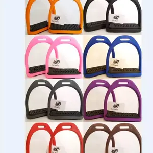 Durable Horse Riding Englis Stirrups Pair Plastic 4.75 Inces