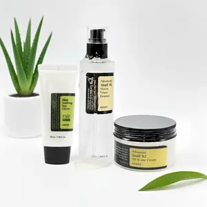 CosRX Set Skincare Moisture Cream Aloe Daily Hydrating Sunscreen Moisturizer Brightening Kit Complete Kit