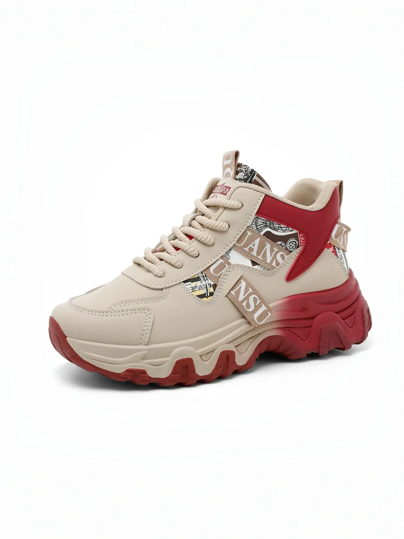 Fashionable women's autumn and winter short boots; Thick-soled, high-water-platform, waterproof upper, outdoor street style, warm's boots; Lightweight, comfortable, soft sole, anti-slip, wear-resistant commuting women's boots with plush lining;