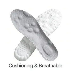 Cloud Insoles for Men and Women 4D-Technology U-Shaped Memory Foam Insoles Comfortable Soft Cushioning One Size Fits Most Adjustable by Cuttingthe Curling Line