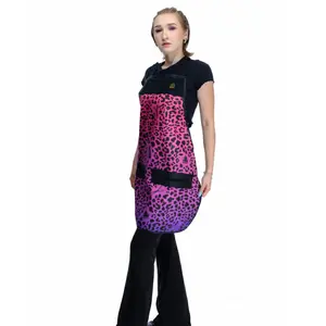 Exotic Leopard - Barber Apron - Salon Apron