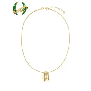 Large Balloon Initial Necklace