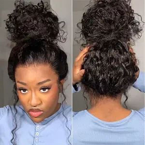 【NEW IN】FORGIRL FOREVER 360 Water Wave Drawstring Wig Bleached Knots Wear Go Glueless Human Hair Wig Pre-Cut HD Lace Wigs Beginner Friendly #Summervibes