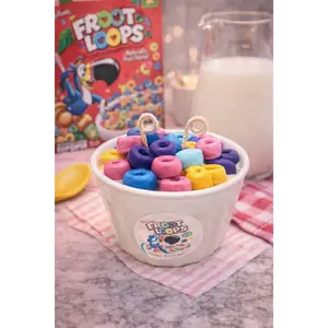 Fruit Loops cereal Candle
