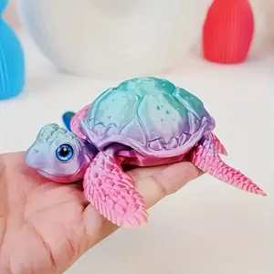 3D Printed Turtle Figurine, Turtle Designs, Home Decor Collectible, Halloween & Christmas Decoration, Random Eye Color, Unique Gift Idea, Home Decor Accessory, Interior Decoration Accessories