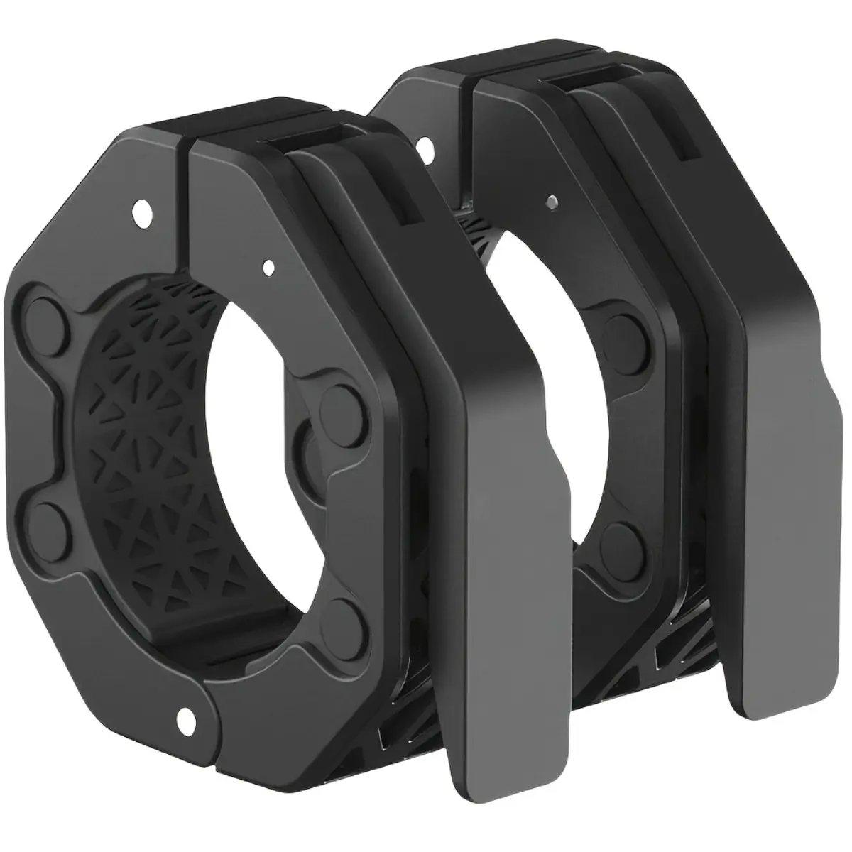 2PCS Heavy Duty Barbell Locking Collars, Magnetic Quick Release Design with Anti Slip Cushion Pads, Secure Safety Clips for Home Gym and Professional Strength Training Equipment, Gym Accessories, Workout Accessories, Fitness Accessories