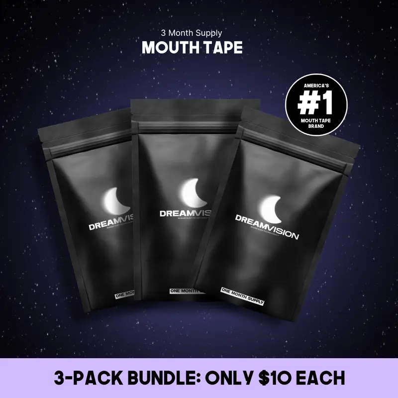 Mouth Tape (3 Month Supply) Skin-Friendly, Hypoallergenic, Easy to Apply & Remove, Suitable for All Ages