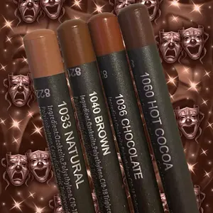 Chocolate Fall Bundle Long-lasting Lip Liner - 1060 Hot Cocoa, 1040 Natural, 1033 Natural, Eyeliner - Makeup Cosmetic Set Lipliner for Versatile Pairing and Stylish Look