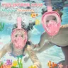Pink Full-Face Diving Mask for Kids (Ages 3-14), 1pc, Anti-Fog Lens, Leak-Proof, 180° Large Panoramic Vision, Soft Cushioned Seal, Camera Holder, Goggles Mask, Children’s Water Sports Gear