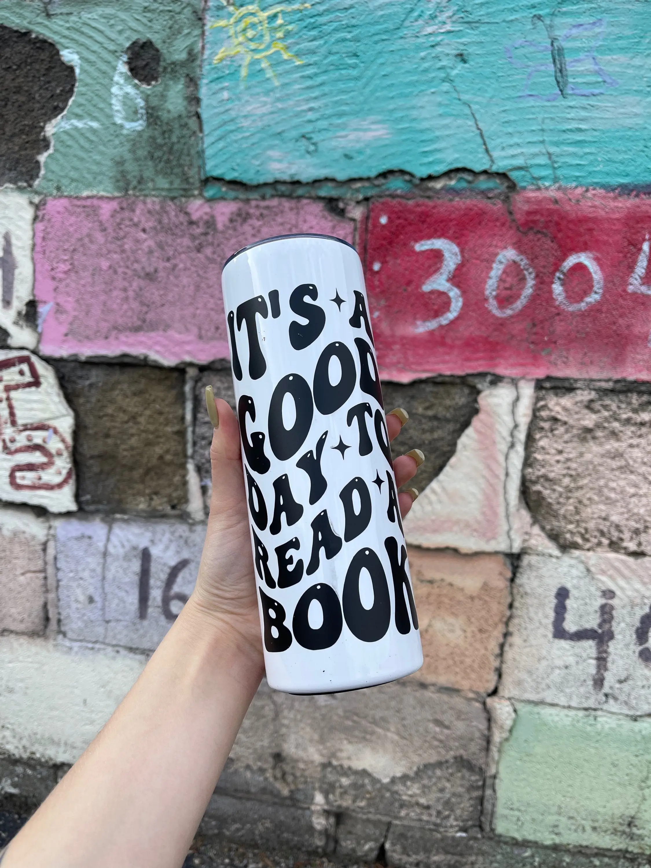 White Metal Tumbler