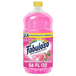 Fabuloso Multi-Purpose Cleaner & Floor Cleaner, 2X Concentrated, Watermelon Scent, 56 fluid ounces