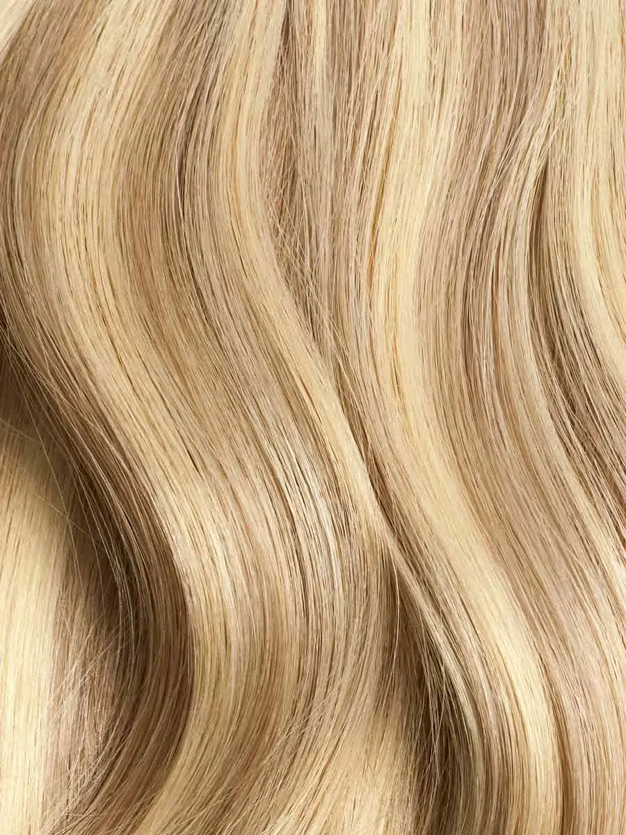 16" Dirty Blonde Highlights Halo® Hair Extensions (140g)