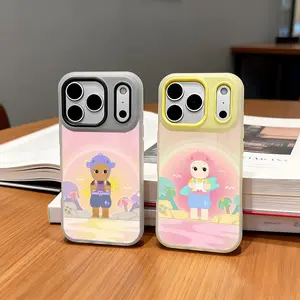 Cartoon Sonny Angel Phone Case Anti-Yellowing Clear Jelly iPhone Case 17-12 Slim Soft TPU Shockproof Scratch-Resistant Cover Trendy Colors Ultra Lightweight for Daily/Travel/Work Use
