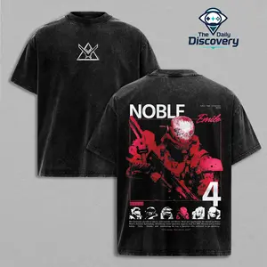 [COLLECTION] Noble Team Halo Reach Graphic Tees, Remember Reach Unisex Washed Cotton T-Shirt, Emile Spartan Oversized Shirt, Vintage Washed Cotton Top, Gamer Streetwear Outfit, Sci Fi Military Aesthetic, Gift For Halo Fans