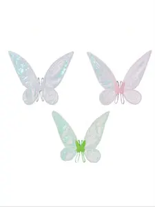Women's Fairy Wings Costume Accessory, Butterfly Angel Design, Lightweight & Elegant, Perfect for Halloween Parties & Gifts, Butterfly Props