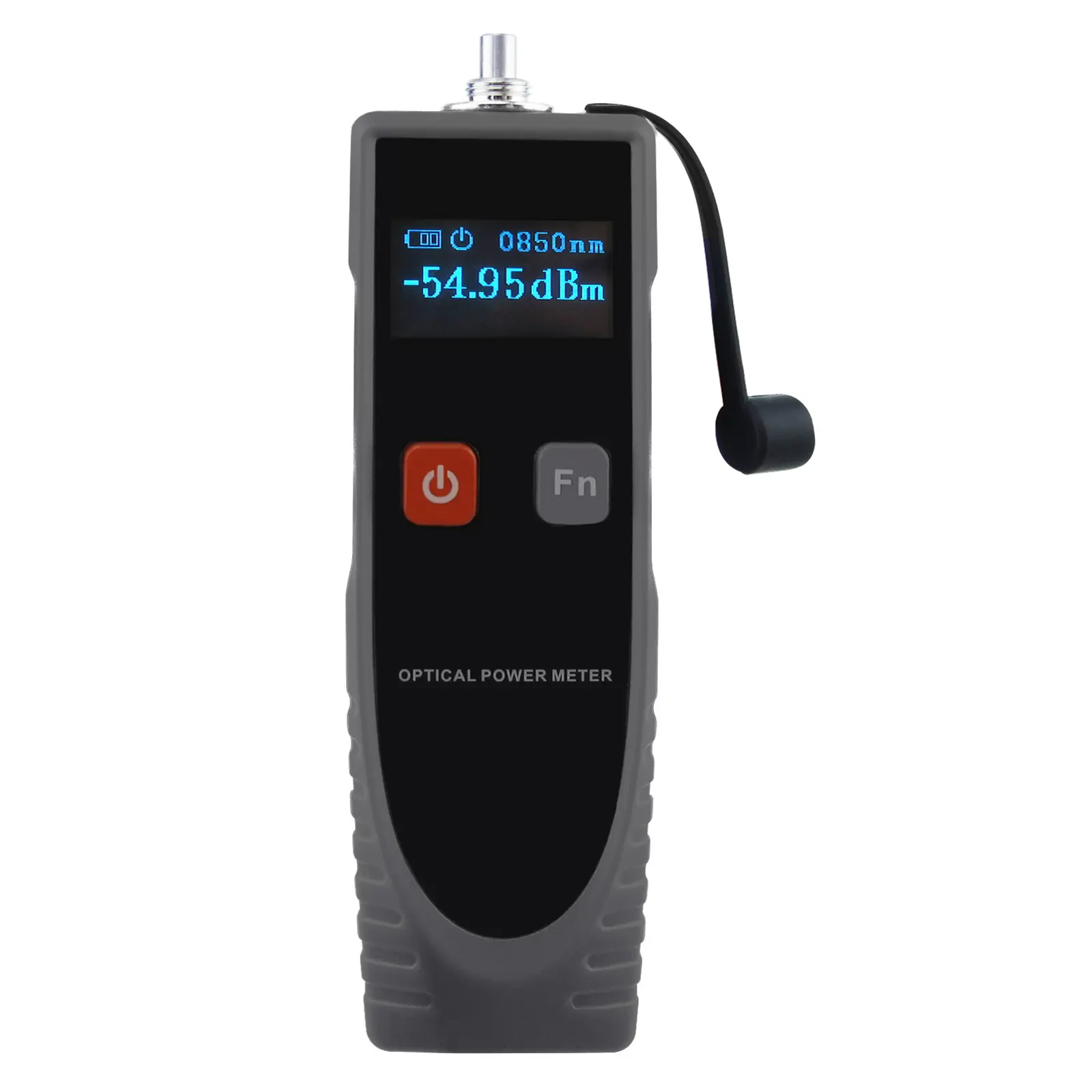 ILCT-740 OPM Optical Power Meter Digital Tester, -70 ~ 6dBm with 6 Optic Wave Length, Portable Fiber Optic Cable Tester with FC converter for FC/SC/ST, Lightweight, 0~40°C, Fiber Optics