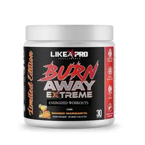 Like A Pro Burn Away Extreme Energy Booster - 4000mg L Carnitine & MitoBurn for Daily Energy & Athletic Performance Healthcare Edible Supplement