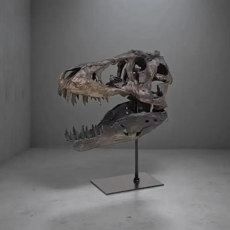 Realistic Pterosaur Skeleton Dinosaur Statue - Handmade Resin Replica, Weatherproof Indoor-Outdoor Home Decor, Detailed Bone Texture, No Power Needed