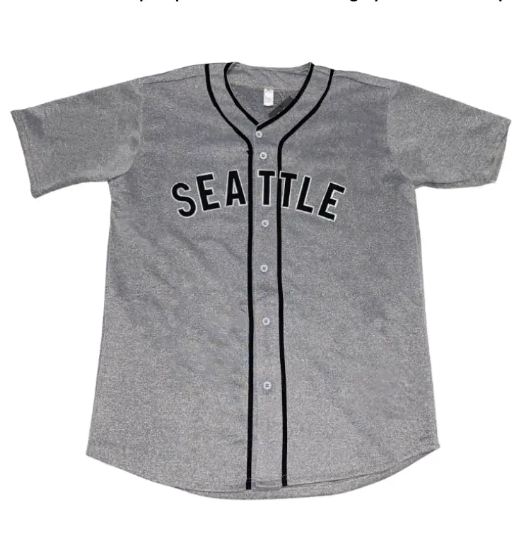 Seattle Steelheads baseball Jersey - gray