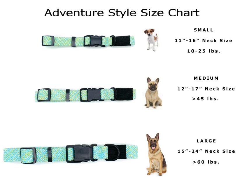 Euro Dog | Adventure Style Flat Weave Climbing Rope Dog Collar with YKK Polyacetal Strong Buckle for Pet Adventures
