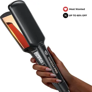 VanessaPro OneShot Hair Straightener Styling Flat Iron for Professional Salon Results and All Hair Types Hair Styling Tools