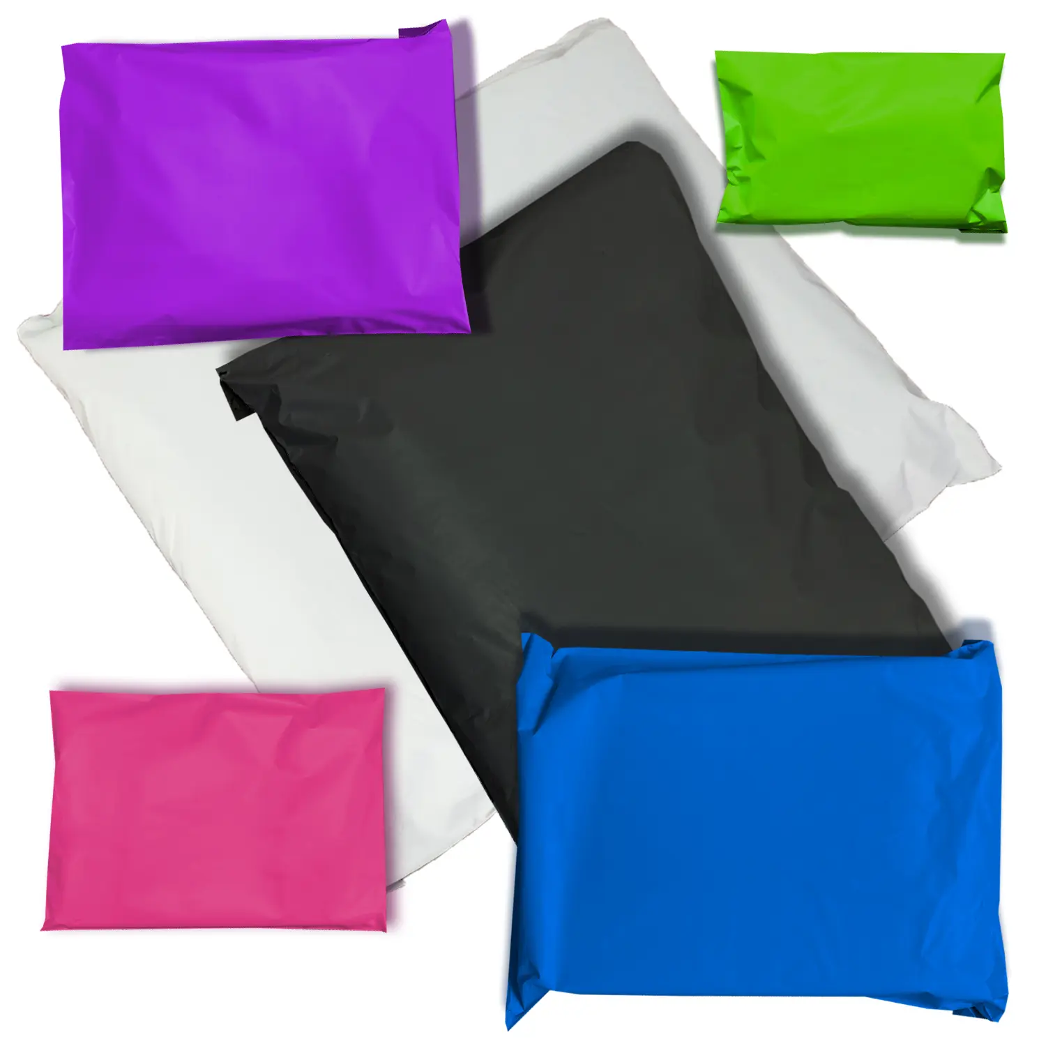 UOFFICE 9"x12" Colored Poly Mailers - Durable, Tear-Resistant, Waterproof Self-Sealing Mailing Envelopes for Letters Envelopes & Postal Supplies, Office Stationery Needs, Polymailers, Shipping Supplies