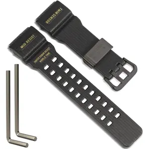 GG-1000   Strap Compatible with Casio Men's G-Shock Master of G MUDMASTER GG-1000-1A3JF GWG-100 Watch Band Replacement Wirstband