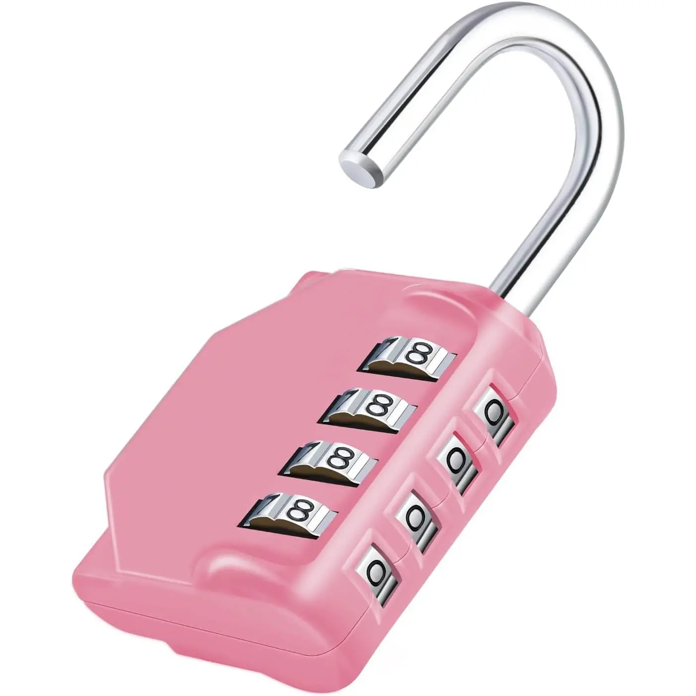 Combination Lock, 4 Digit Combination Padlock Outdoor, School Lock, Gym Lock