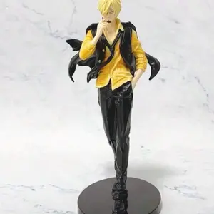 Anji Anime Figure - Yellow Jacket Black Vest Yellow Shirt Black Pants Collectible Model