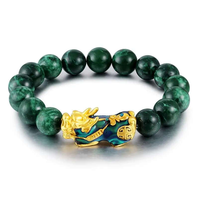[FuLee] Pixiu Bracelet, 24K Gold Plated - Classic Fashion Accessory