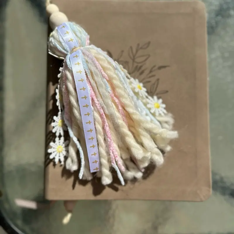 Blooming Grace Bible Tassel Bookmark