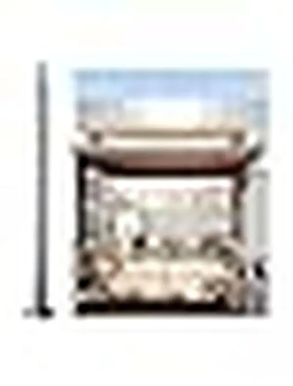 【SummerFinds】VEVOR Cable Railing Post,  36" x 2" x 2" Steel Horizontal Hole Deck Railing Post, 10 Pre-Drilled Holes, SUS304 Stainless Steel Cable Rail Post with Horizontal and Curved Bracket, 1JZLGZ91455YMDM3LV0