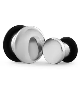 Simple Single Flare Steel Plugs
