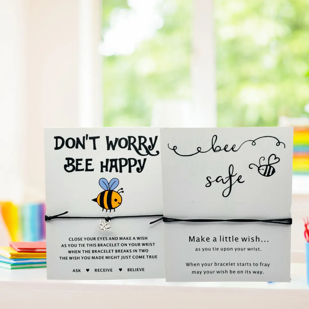 Bee Make a Wish Friendship Charm Bracelet