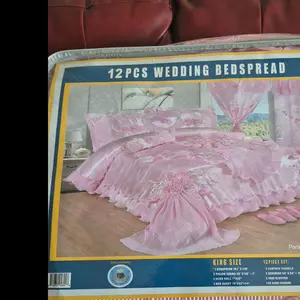 12 pcs wedding bedspread