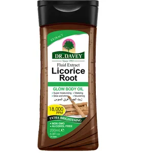 Licorice Root Body Oil, Moisturizing Body Care Oil, Hydrating Body Massage Oil for Women & Men, Portable Body Care Product for Travel, Nourishing Oil, Soothing Oil, High Potency Oil, Cosmetic