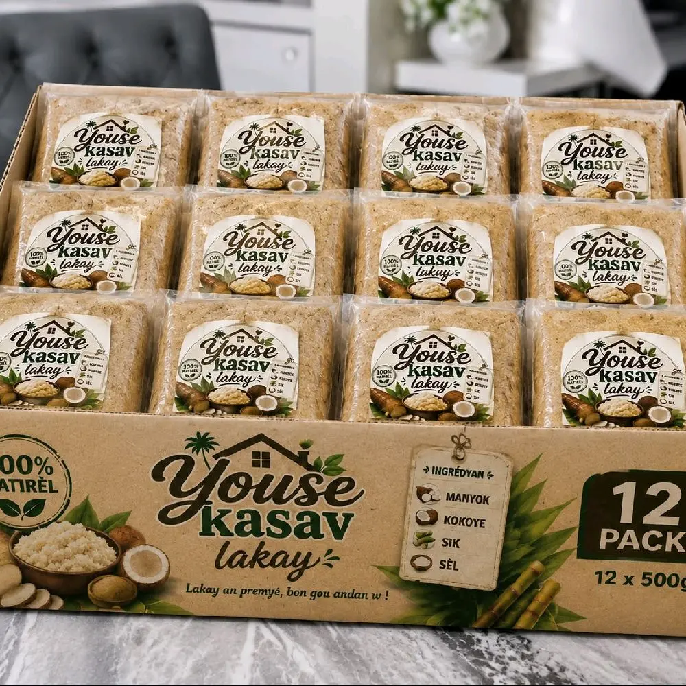 Haitian Cassava Crackers – 12 Pack