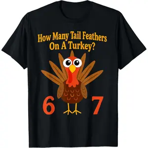 Funny Turkey 67 Meme Math Teacher Kids Thanksgiving Women T-Shirt Sweatshirt Classic